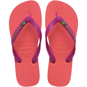 Women's Brazil Logo Flip Flops
