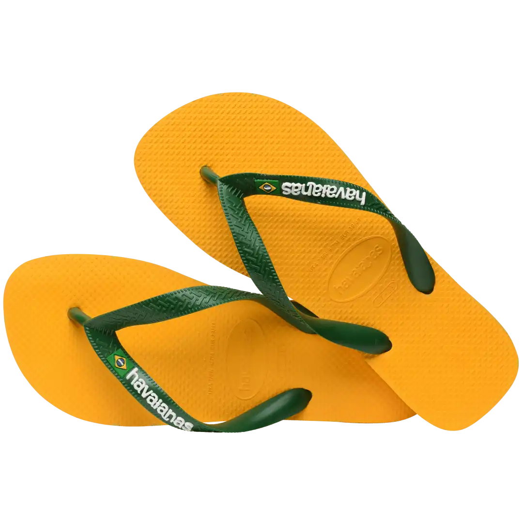 Women's Brazil Logo Flip Flops