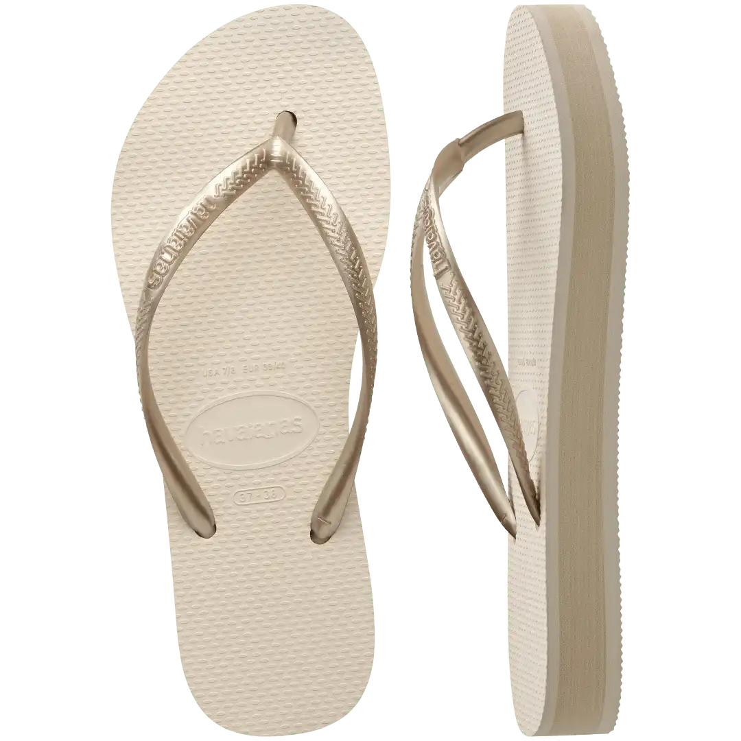 Women's Slim Flatform Flip Flops