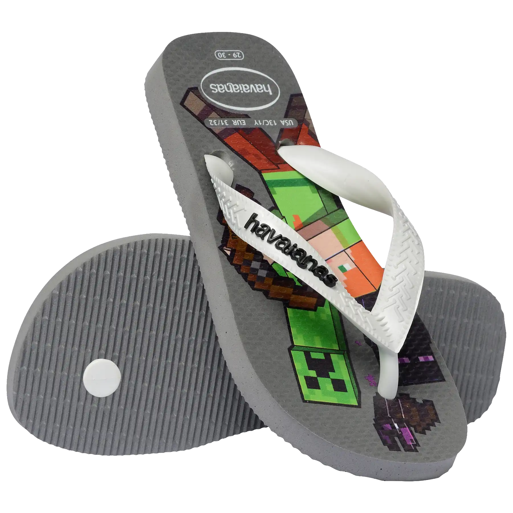 Kids' Minecraft Top Flip Flops