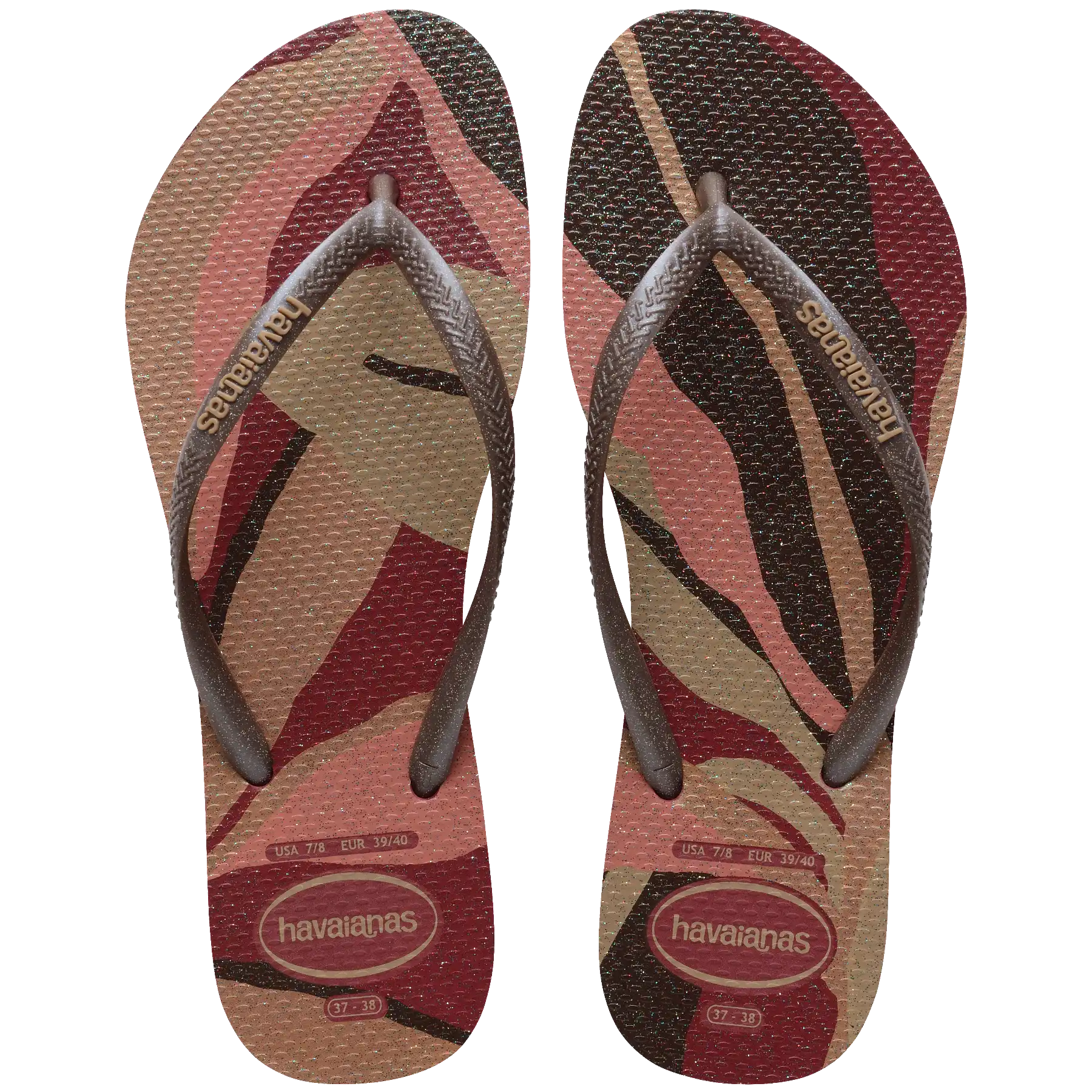 Women's Slim Palette Glow Flip Flops
