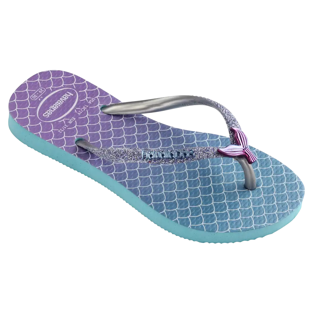 Kids' Slim Glitter Flip Flops