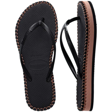 Women's Flatform Loop Slim Flip Flops