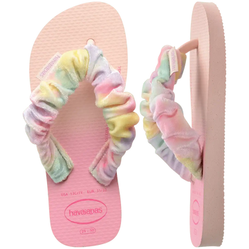 Kids' Fluffy Flip Flops