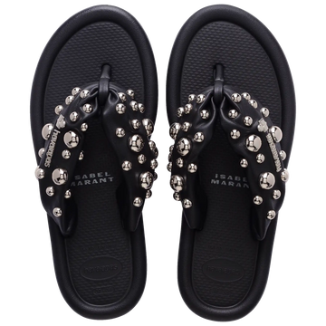 Women's Isabel Marant Maxi Puffed Studs Flip Flops