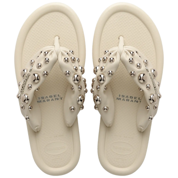 Women's Isabel Marant Maxi Puffed Studs Flip Flops